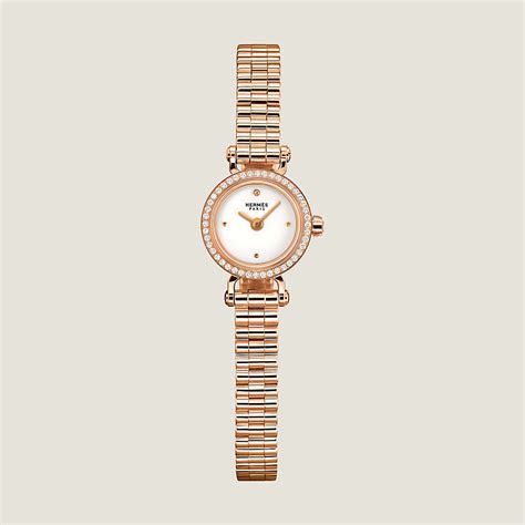 hermes w045759ww00|Faubourg watch, Mini model, 15 mm .